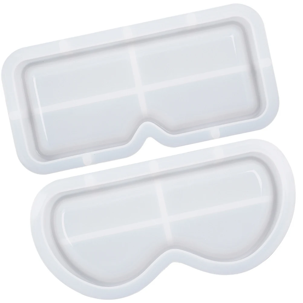 

2Pcs Glasses Tray Casting Molds Silicone DIY Epoxy Mold Craft Tray Holder Silicone Molding Epoxy Mold DIY Material