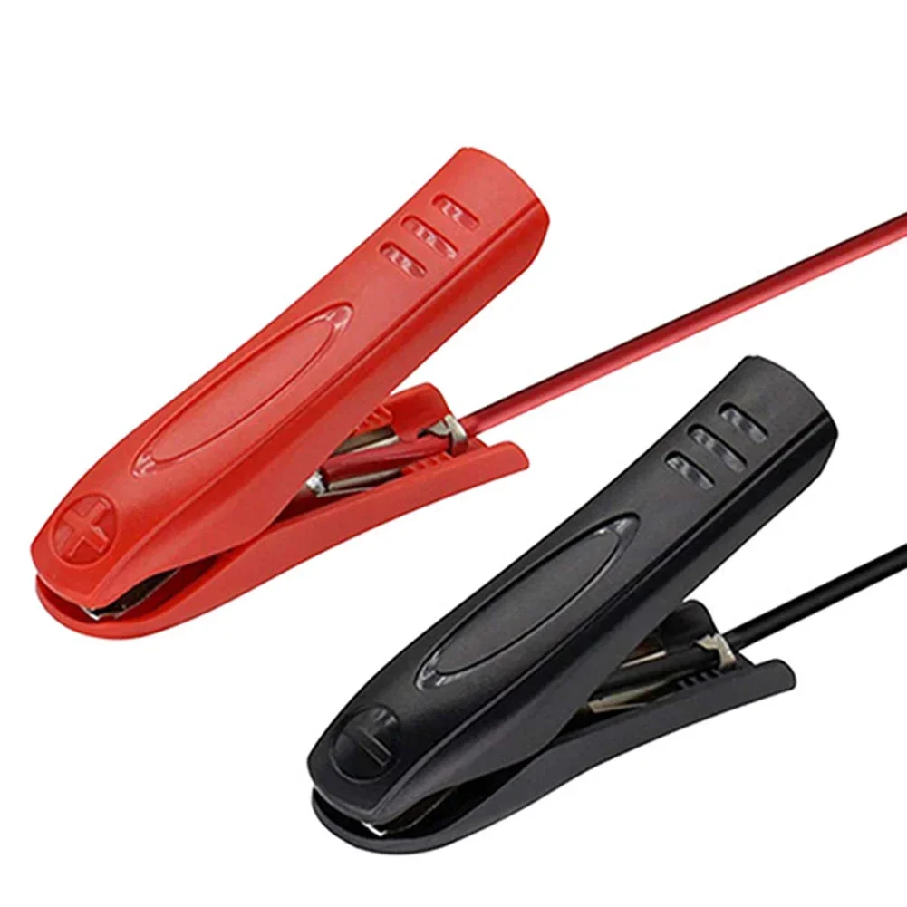 1pc 12V 1.8m 18AWG Car Battery Clips Cable Crimp Lock Terminal Extension For Boats Motorcycles Wire Connection Parts