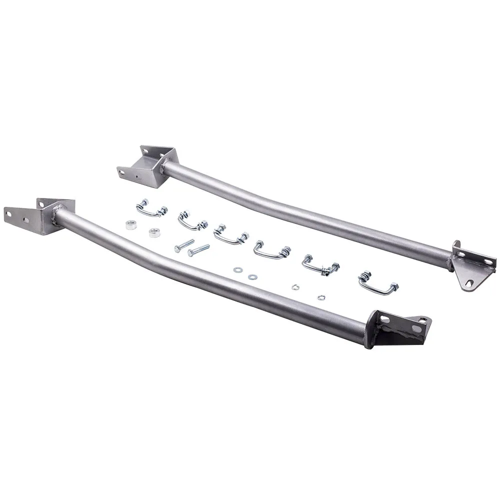 Tubular Subframe Connectors Silver for Chevy Camaro  Pontiac Firebird 1970-1981