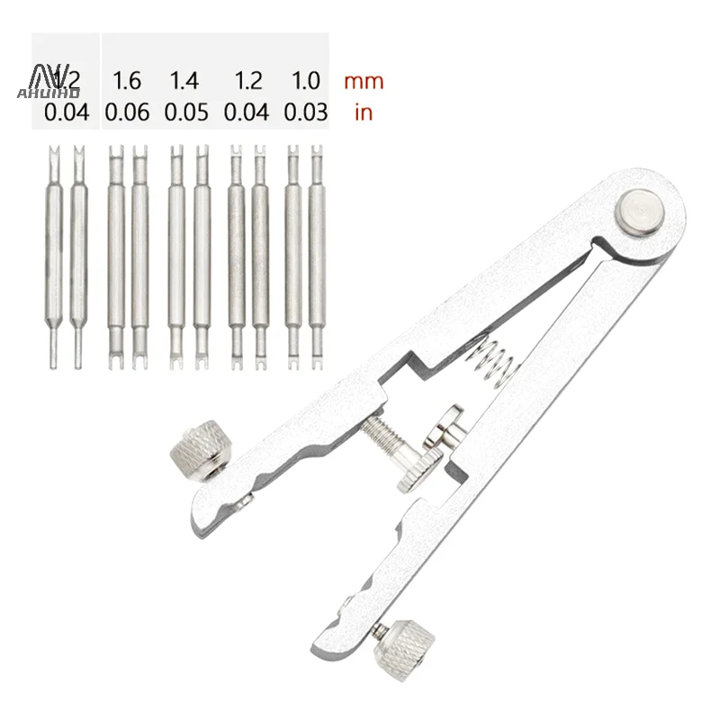 Horloge Veerbalk Tang Gereedschapsset Veerbalk Pincet Tool Voor Horloge Polsbanden Riem Verwijdering Reparatie Set Horloge Reparatie Tool