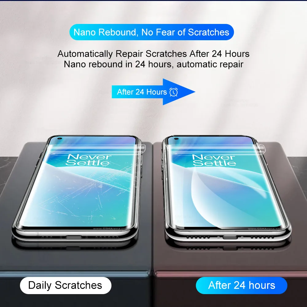 3in1 Hydrogel ฟิล์มสำหรับ OnePlus Nord 2 T 5G เลนส์ป้องกันกล้องฟิล์ม Plus Nord 2 T Nord2T 6.43 ''Screen Protector ไม่ใช่แก้ว