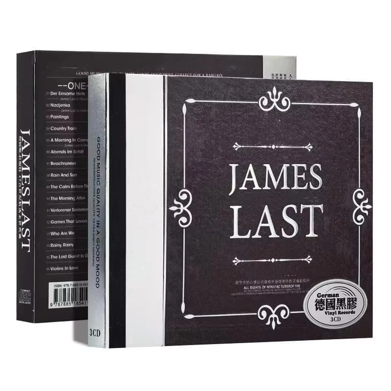 Light James Last Music CD Best Collection Album Der Einsame Hiete 3 Stück Musikaufzeichnung Cosplay Walkman Auto Soundtracks Box Geschenke