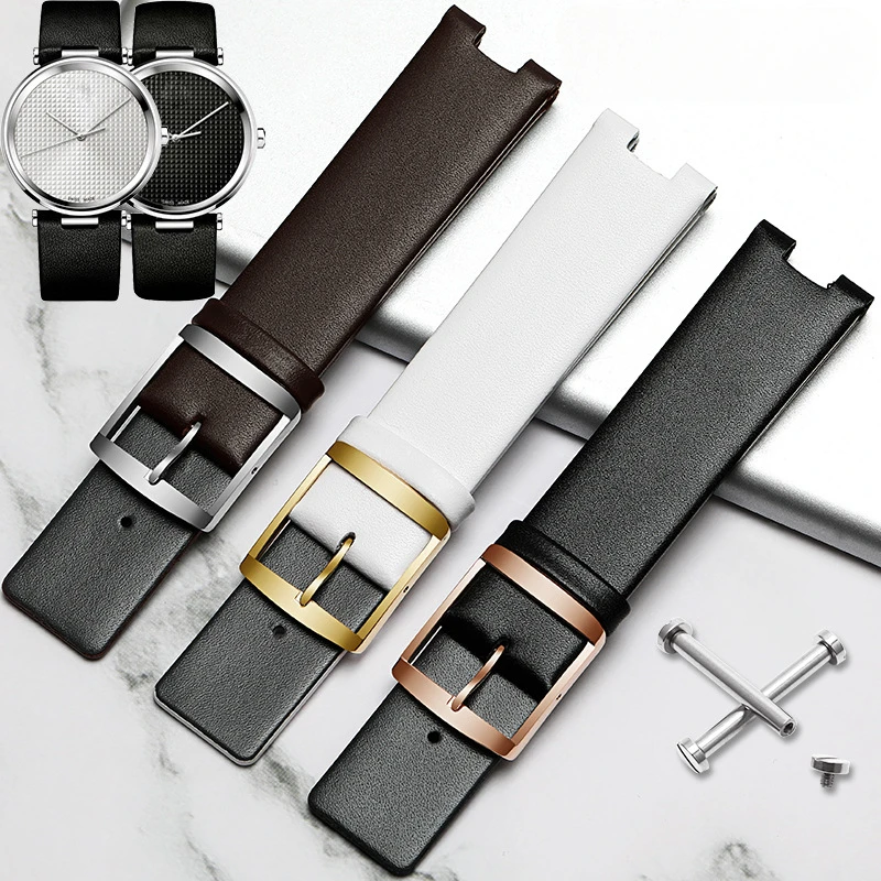 Watch band with men's soft , suitable for K1S21120/K1S21102 notch 20MM square tail strap women