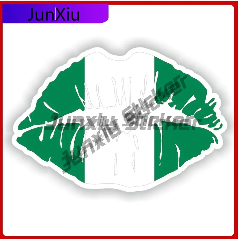 

Nigeria Flag Lips National Emblem Sticker Travel Stickers And Decal Car Accessories And Decals Glue Sticker X500 Motorcycle Suvs