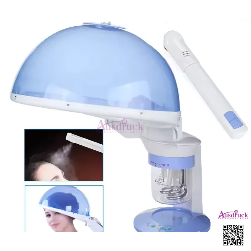 EU tax free Top quality Mini Facial HOT Steamer Face Hair care Salon Ozone Table Pro hait beauty machine