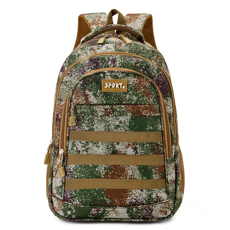 

New Outdoor Large Capacity Camouflage Travel Sports Mountaineering Backpack Camouflage Tactical Multifunctional Men's Shoulders