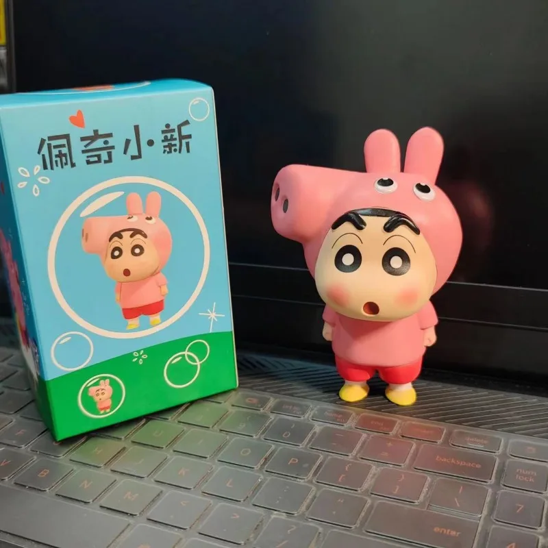 

NEW 11CM Crayon Shin-chan Cute Car Gift Figure Case Ornament Creative Trendy Toy Doll