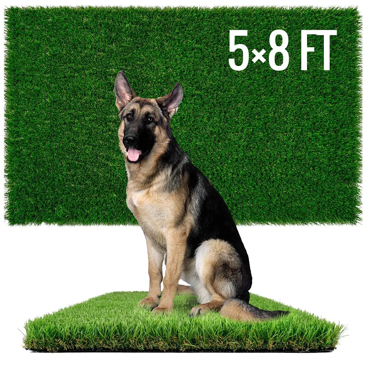 Dog Pee Grass, Artificial Grass for Dogs, Fake Grass for Dogs Potty Training, Extra Large Dog Pads 5x8ft , Housebreaking Supplie