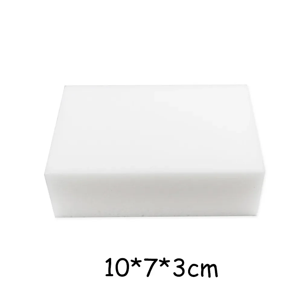 50pcs 100*70*30mm White Magic Melamine Sponge Eraser for Kitchen Office Bathroom Clean Accessory/Dish Cleaning Nano