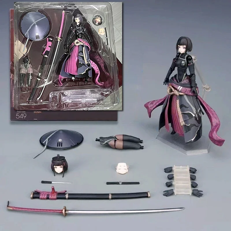 In Stock Figma 549 Ronin Falslander Anime Action Figure Machine Girl 549 Ronin Toys Joint PVC Model Hoilday Doll Collector Gifts