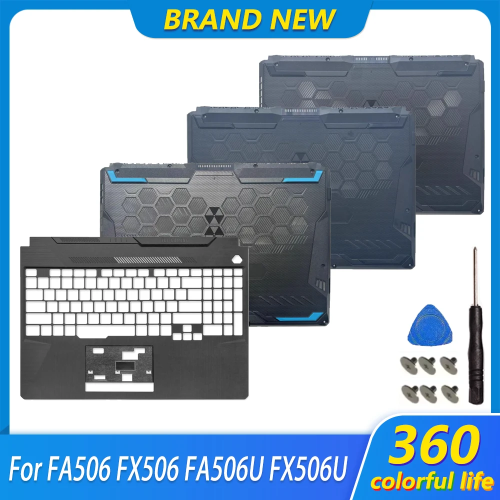 

New Top Case For FA506 FX506 FA506U FX506U LCD Back Cover Front Bezel Palmrest Lower Bottom Case Housing Cover Housing 15.6"