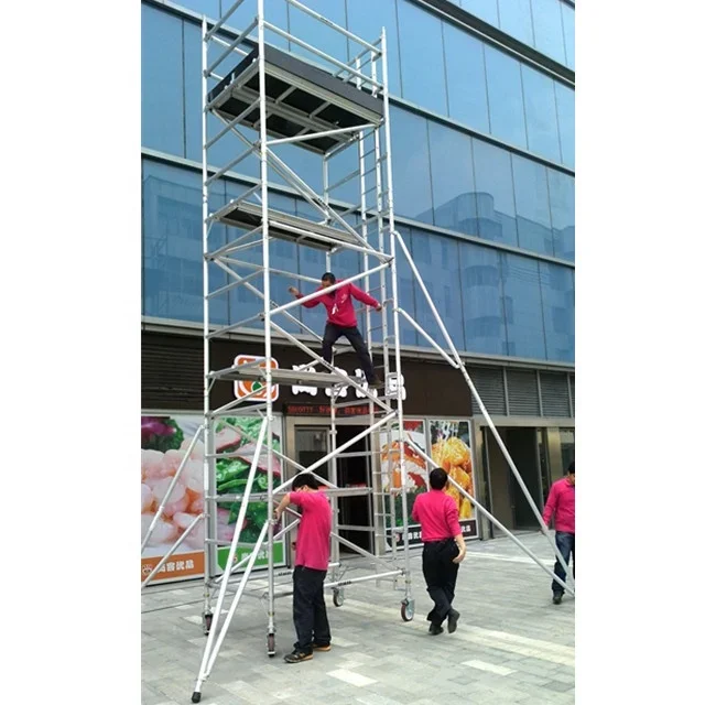 Aluminum Mobile H Frame Building Scaffolding