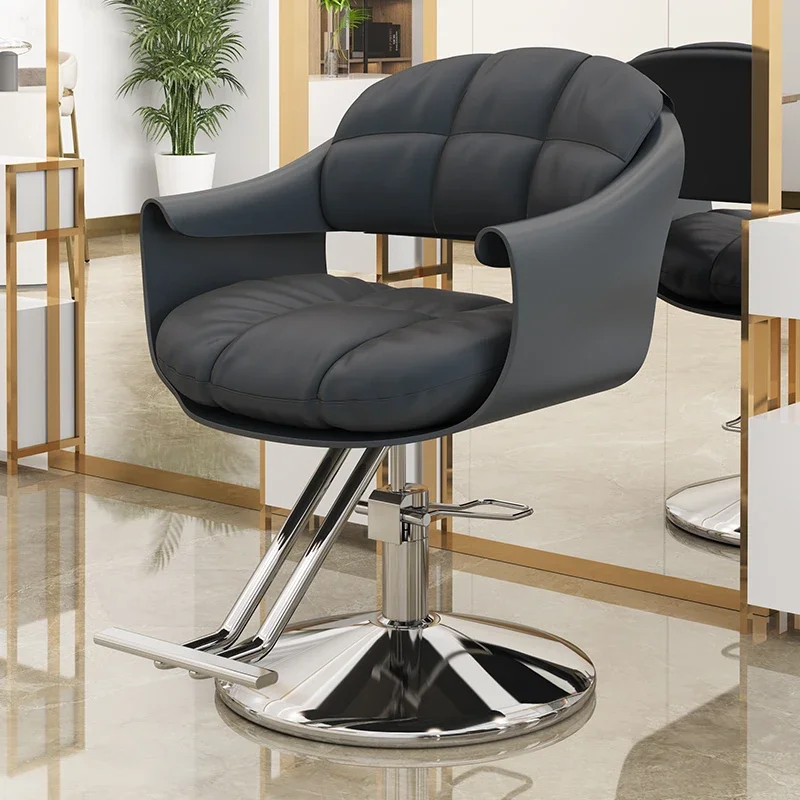 

Hairdressing Barber Chairs Hair Special Lifting Rotating Barber Chairs Luxury Dyeing Silla De Barberia Hair Salon Furniture