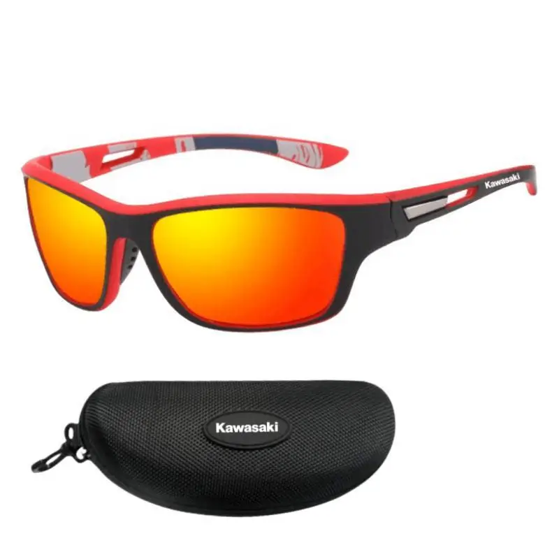 Kawasaki-gafas de sol polarizadas para hombre y mujer, lentes deportivas para pescar, acampar, senderismo, conducir