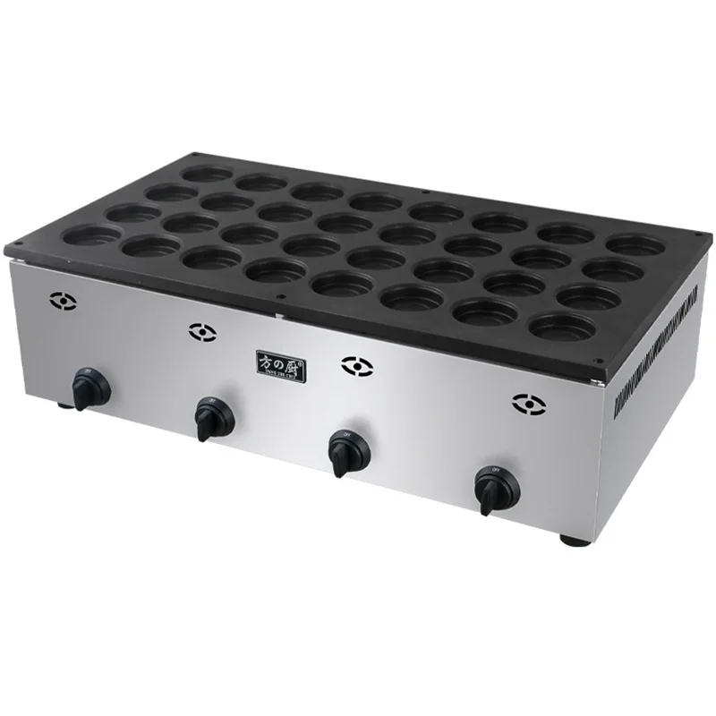 YJQ gas red bean cake machine commercial wheel cake machine 32-hole stall equipment manufacturer batch view 4