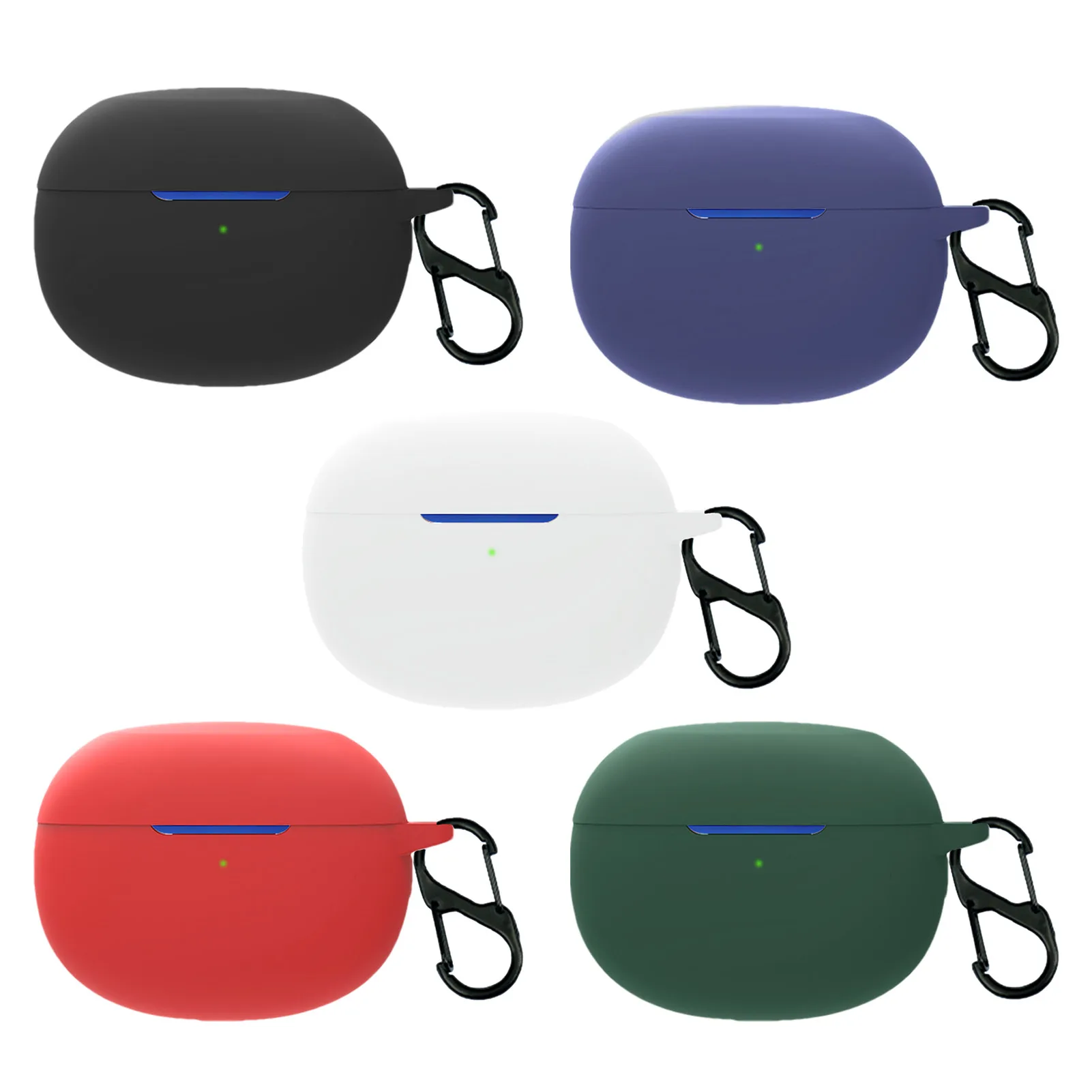 ซิลิโคนสำหรับ Realme Buds Air 3 Carabiner สติกเกอร์ผิวกรณีหูฟังอุปกรณ์เสริม