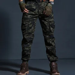 Multi-Pocket Fashions Black Army Trousers Work Wear High Quality Khaki Casual Pants Men Tactical Joggers Camouflage Cargo Pants