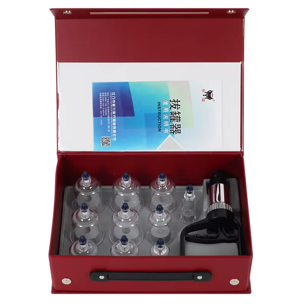 

Professional Chinese Suction Cup for Back Massage Body Detox Meridian Dredging Anti-Cellulite Cans Therapy