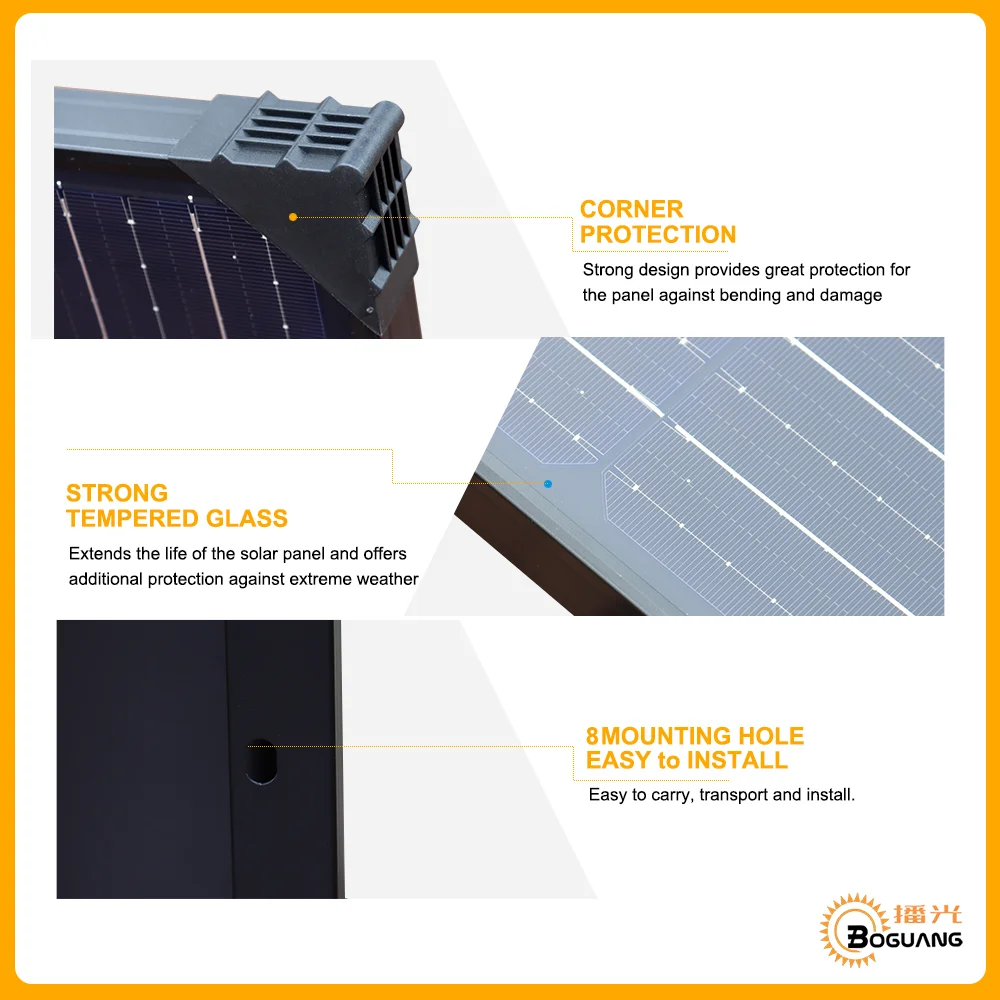 Imagem -03 - Xinpuguang-painéis Solares Painel Solar 100w 200w 300w 19.8v Painéis Solares Pet Fotovoltaico Célula Monocristalina 12v 24v 36v 48v Carregador de Bateria Painéis Solares Leves Solar Panel Solar Charger