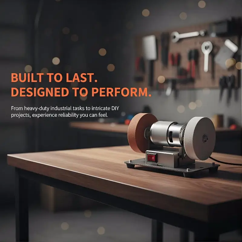 [J] 220V Mini Tabletop Double-Head Grinding And Polishing Micro Electric Knife Sharpening Machine