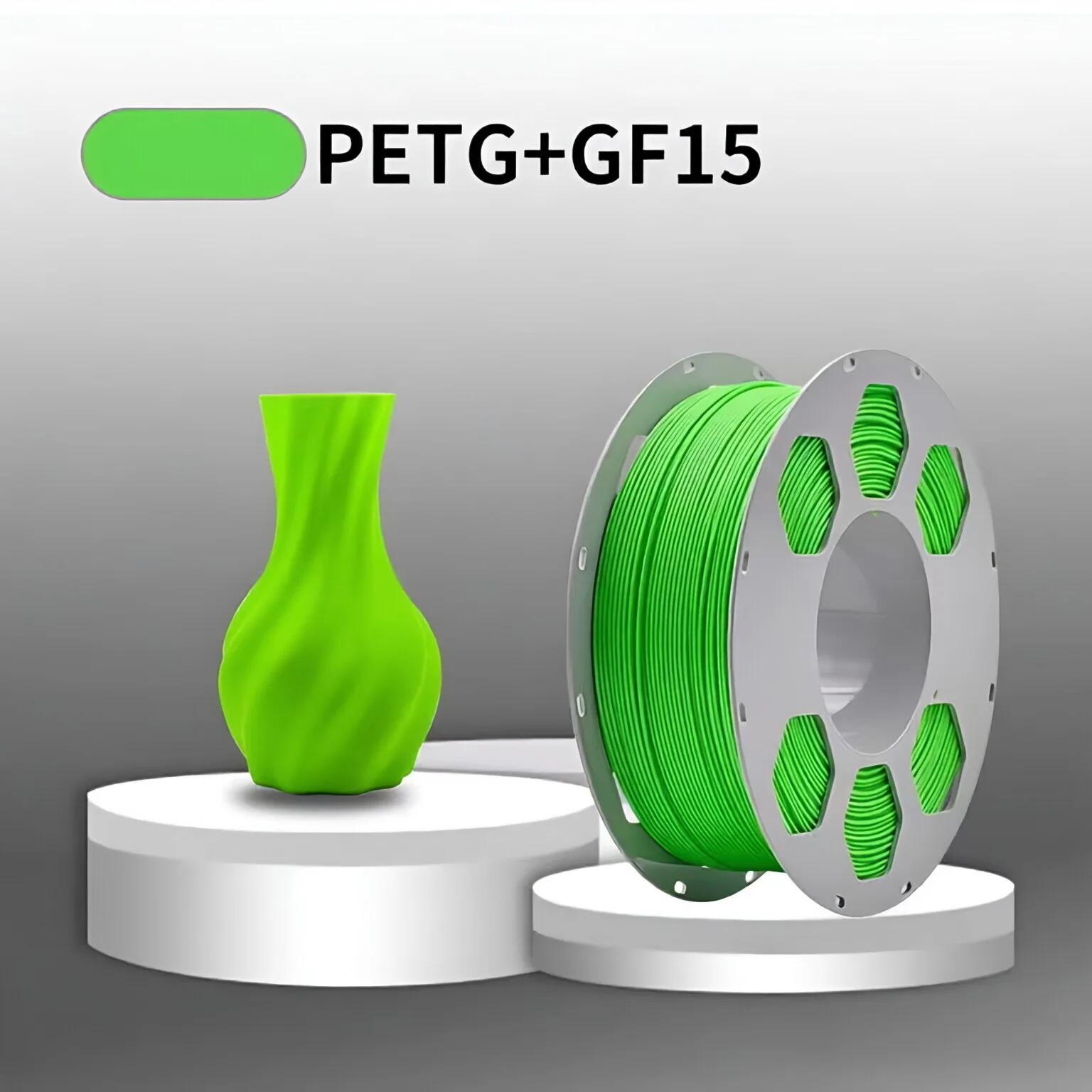 

High Speed PETG GF Filament 1.75mm for Bambu Lab Printers, Glass Fiber Reinforced 3D Printing Material, Strong & Durable
