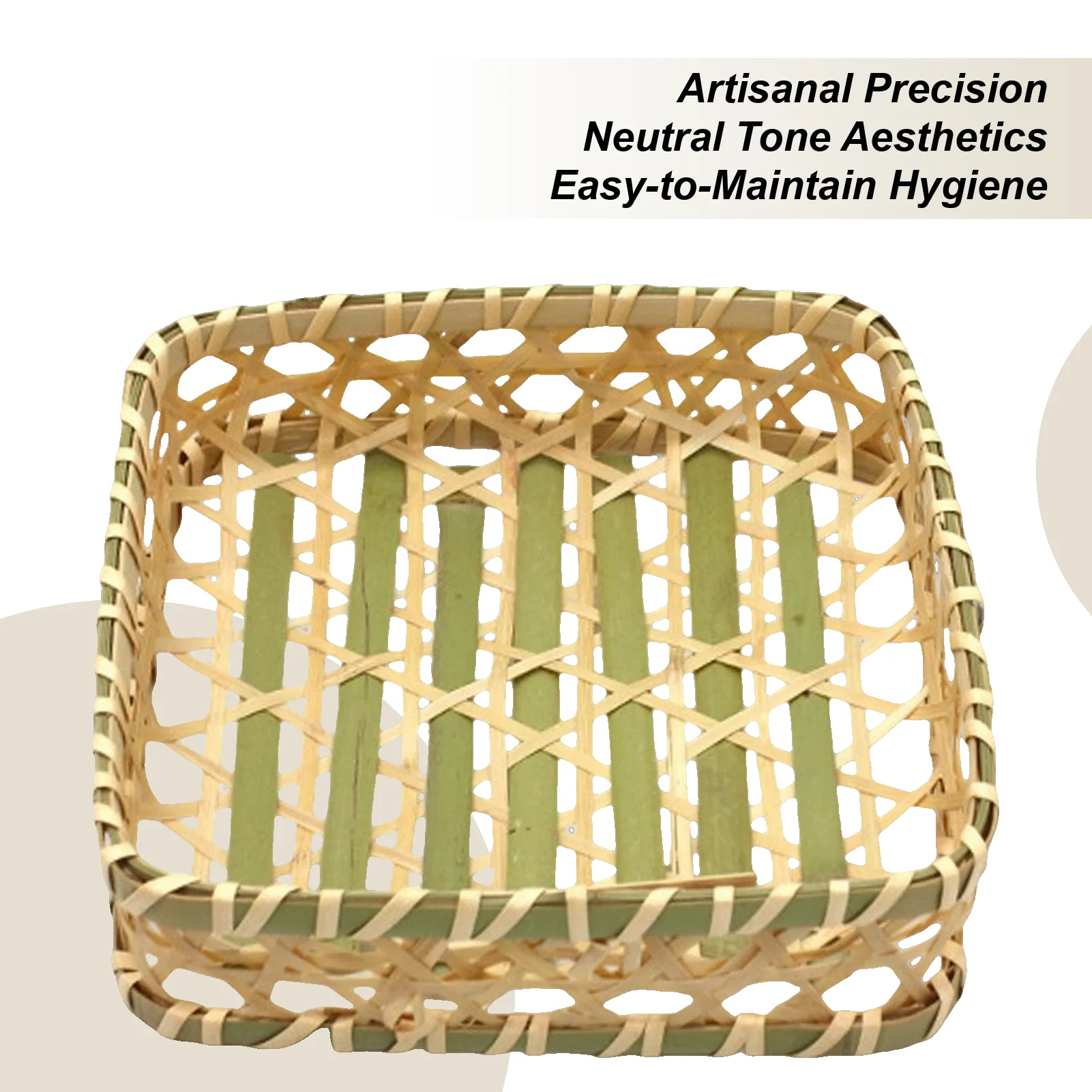 

Bread Baskets For Table Woven Vegetable Baskets Decorative Flat Bottom Tray Washable For Cakes Steamed Buns Onion Fruits Party