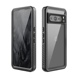 IP68 Waterproof Case For Google Pixel 8 8 Pro 7A 7 Pro 6pro 6A Metal Aluminum Swimming Phone Luxury Cover Funda Shell Coque Case
