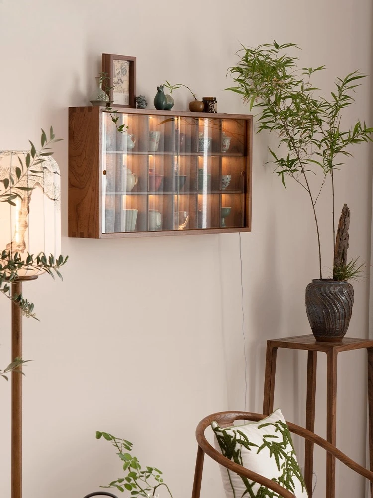 Porte-gobelet en bois massif, nouveau support pour service à thé chinois, vieux support en orme