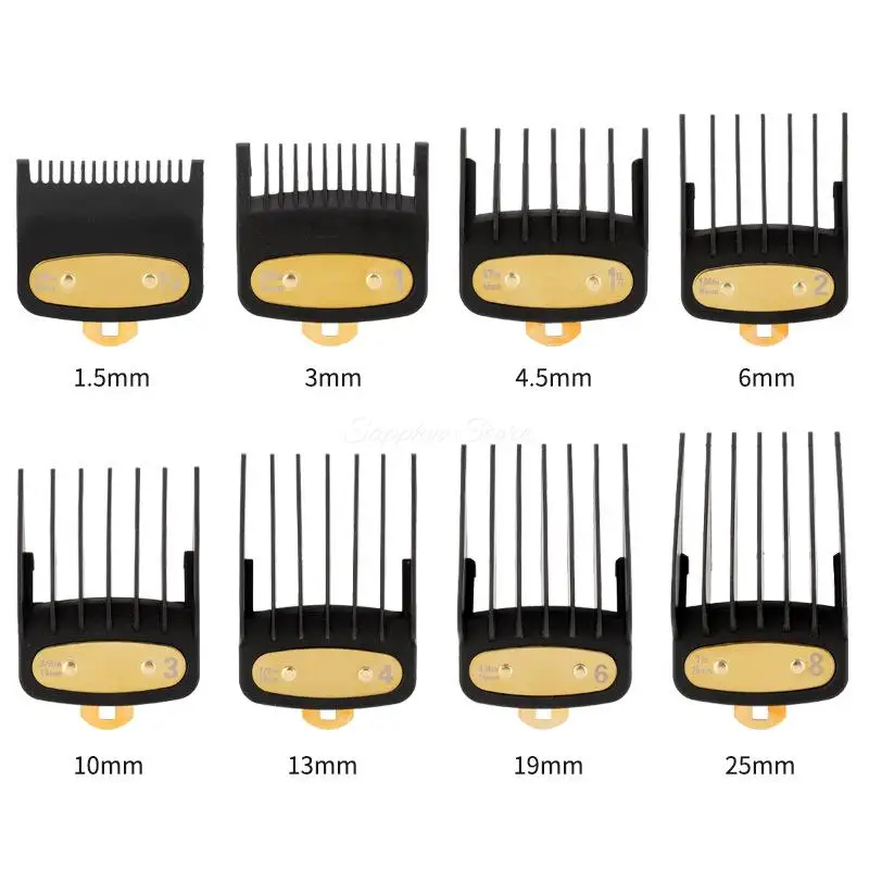 1.5mm 3mm 4.5mm 6mm 10mm 13mm 16mm19mm Limit Comb For Wahl Electric Clipper Hair Clippers Guard Barber Shop Cutting Guide Comb