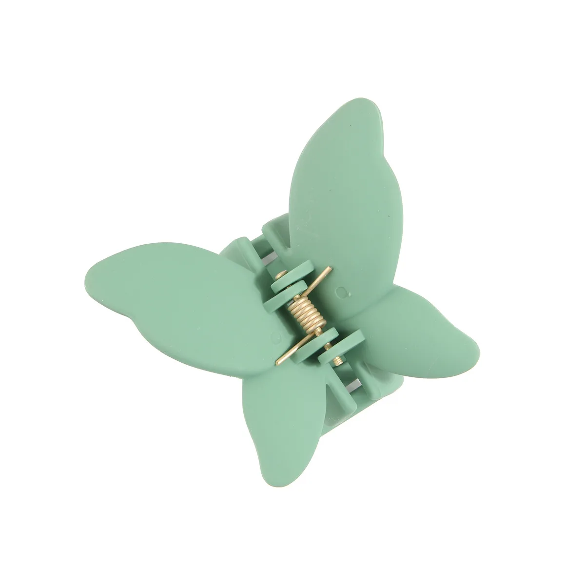 NEW FUNTEZE women\'s matte butterfly hair claw clip in moss green coucou-suzette-accessoire-  main image 3