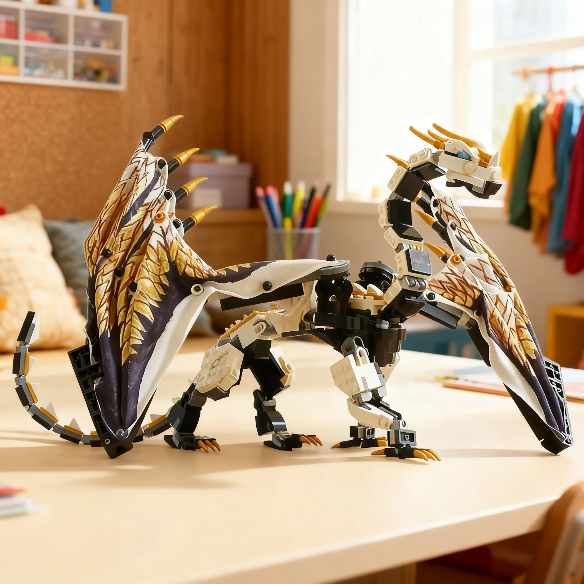 501pcs MOC Ninjia Shintaran Ridgeback Dragon Model Building Blocks Construction Toy Christmas Gift Education Kids Brick DIY
