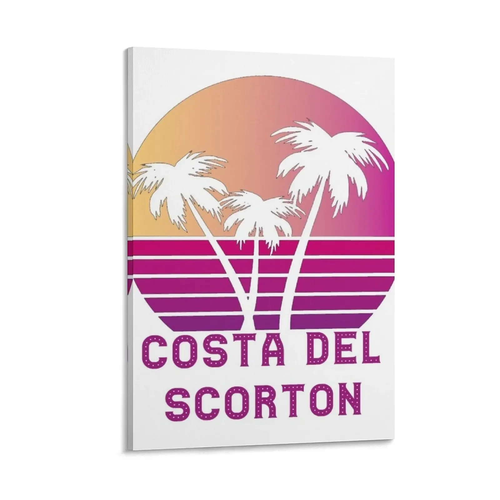 

Costa Del Scorton Funny Lancashire Design Canvas Painting accessories for home decor wall decoration painting