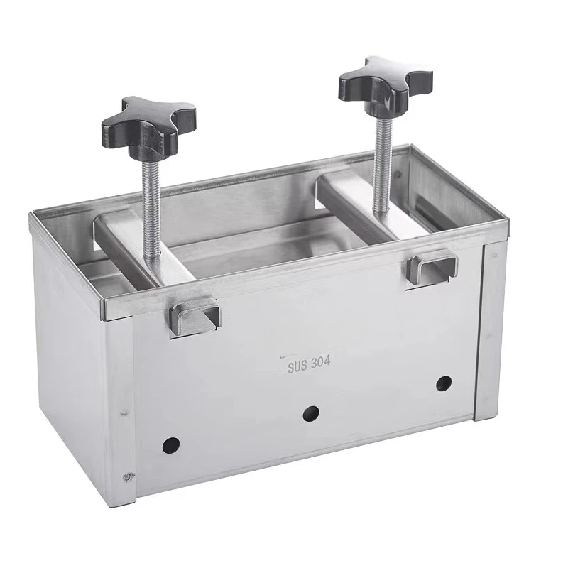 

meat pressing mold box, stainless steel thickened cooked meat frozen , pig head meat shaping mold, meat pressing brick