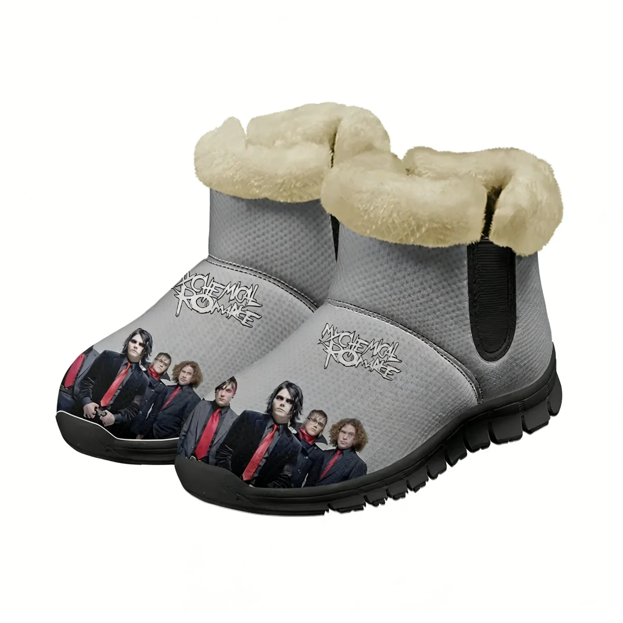 

My Chemical Romance Snow Boots Warm Boot Mens Womens Teentager Shoe High Quality Casual Lightweight Sneakers Custom Sports Shoes