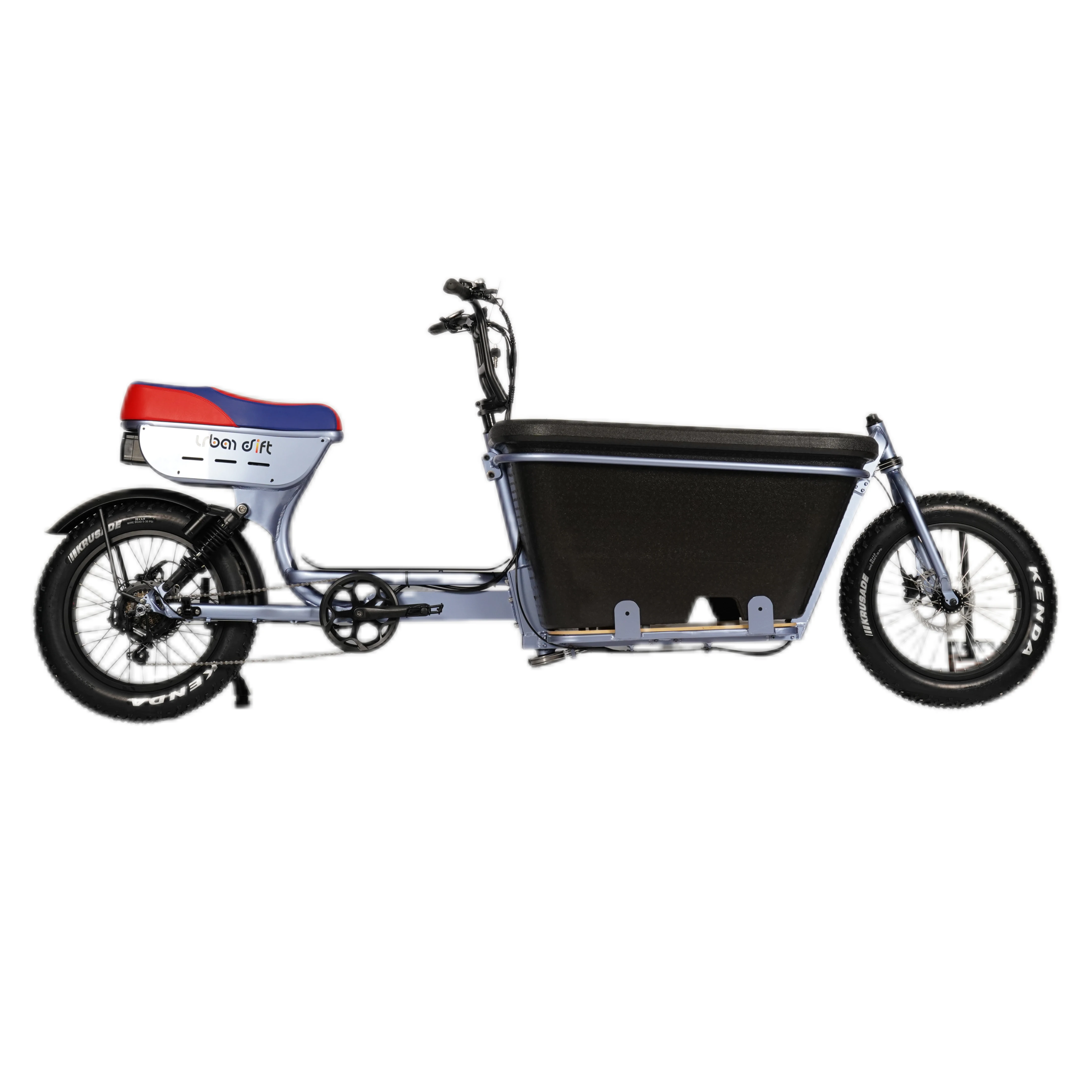 New Arrival Hot Selling Big Capacity  Popular Fat Tire Cargo Electric Bike Long Range Urban City Family Cargo Ebike