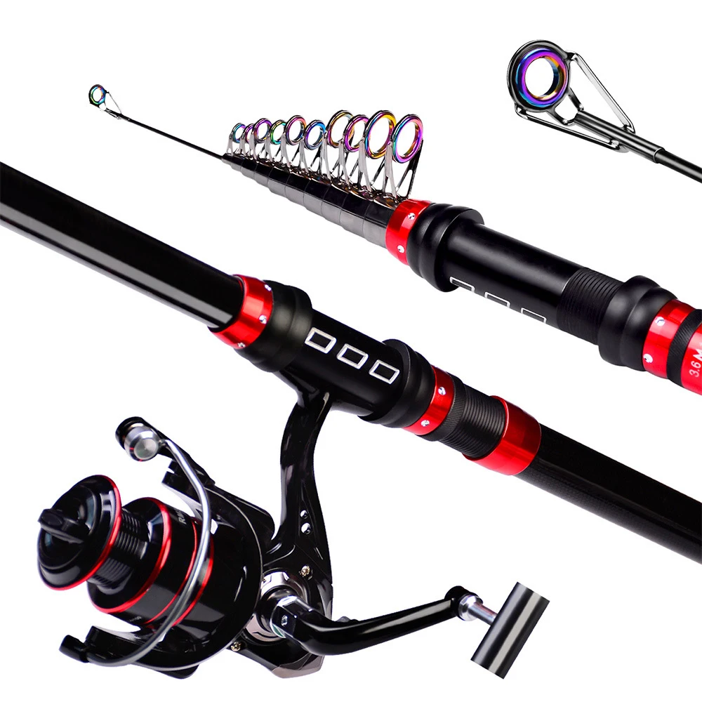 Newbility Fishing Rod and Reel Combo Set 1.8m 2.1m 2.4m 2.7m 3.0m 3.6m Spinning Combo Set