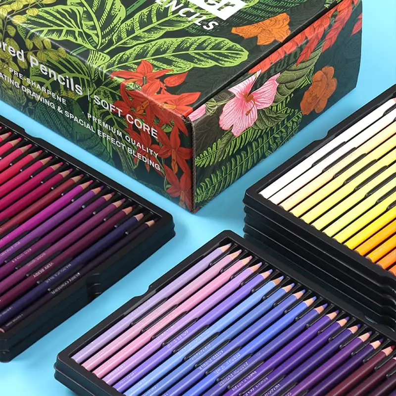 520 Colored Pencils, Professional Oil Based Colored Pencils for Adults, Art Supplies for Drawing Art, Sketching, Shading, Colori