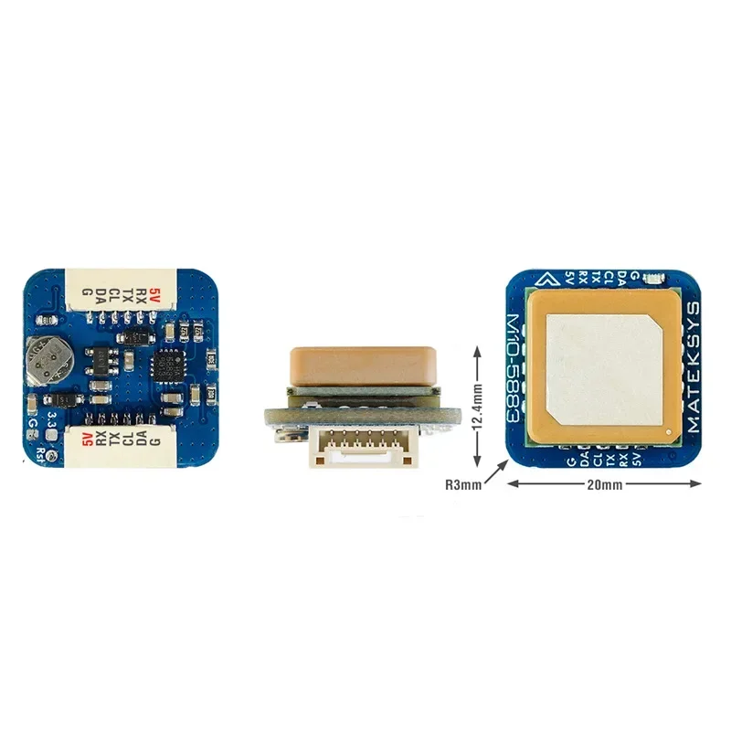 MATEKSYS M10Q-5883 GNSS GPS Module Magnetic Compass QMC5883L