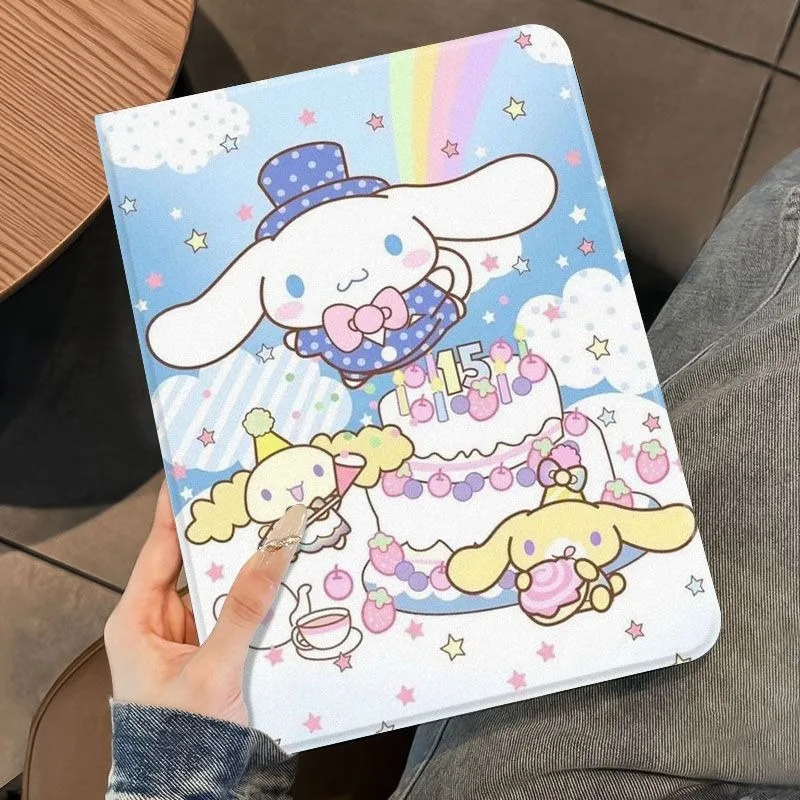 

New Cinnamoroll IPad Case for IPad Air7 M3 10.9Inch Case Cute Cartoon Case for Pro 11 8/9/10th Gen 10.9in Auto Wake/Sleep Cover