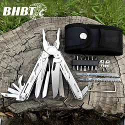 BHBT Multitools Diy Multi Tool Multi-tool Folding Knife Scissor Cutter EDC Survival Gear Manual Multifunctional Plier