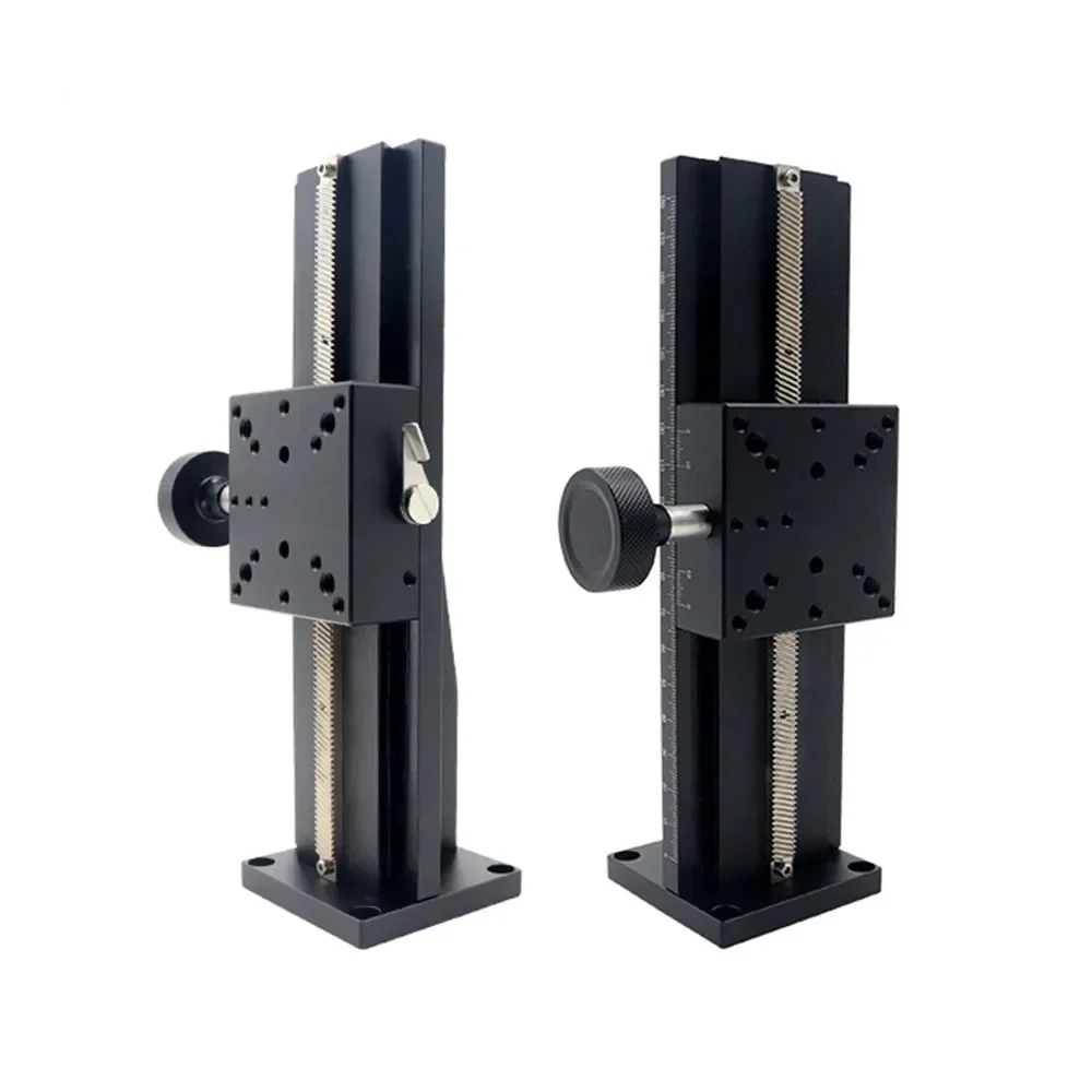 Z Axis Dovetail Lifting Linear Rail Guide Stage Long Stroke Fine-Tuning Manual Sliding Table Optical Displacement Platform Slide