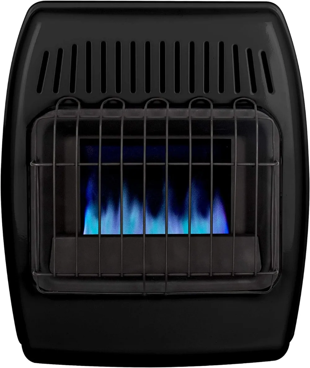 

Dyna-Glo 10,000 BTU Liquid Propane Blue Flame Ice House Vent Free Wall Heater, Black