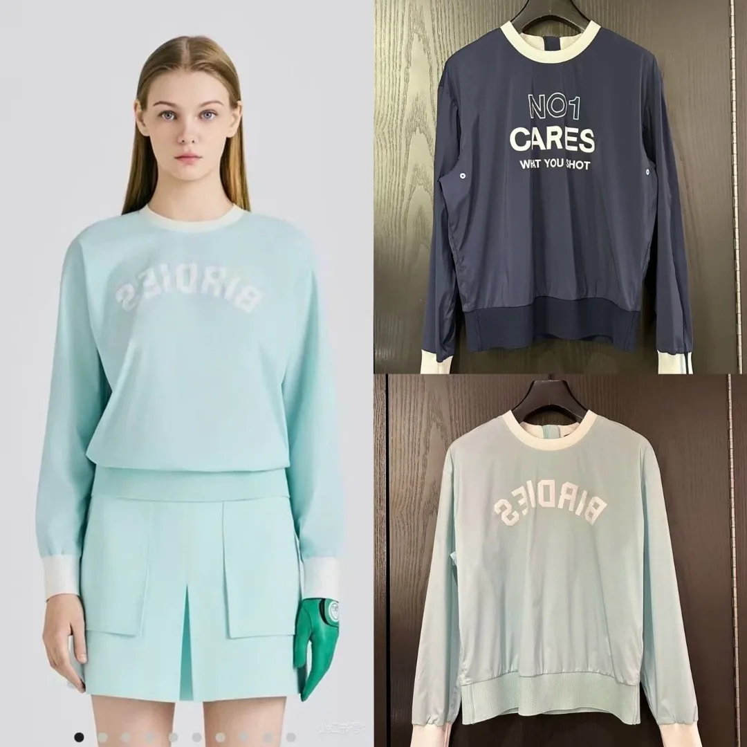 Women's Golf Baseball Jacket 2026 Fall New Korean Style Long Sleeve Casual Sun Protection Breathable Versatile Sports Outdoor