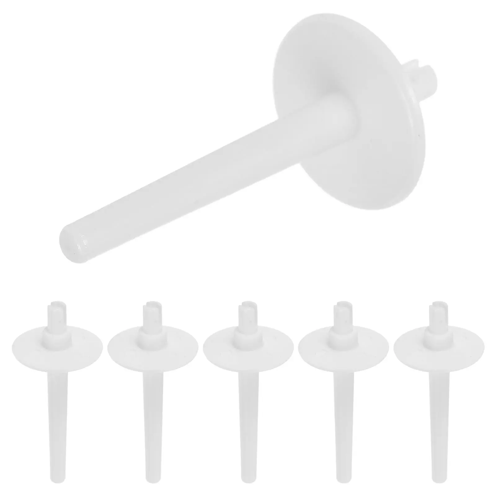 

6Pcs Plastic Spool Pin Auxiliary Sewing Machine Thread Holder Replacement Bobbin Pin Adapter Sewing Accessories