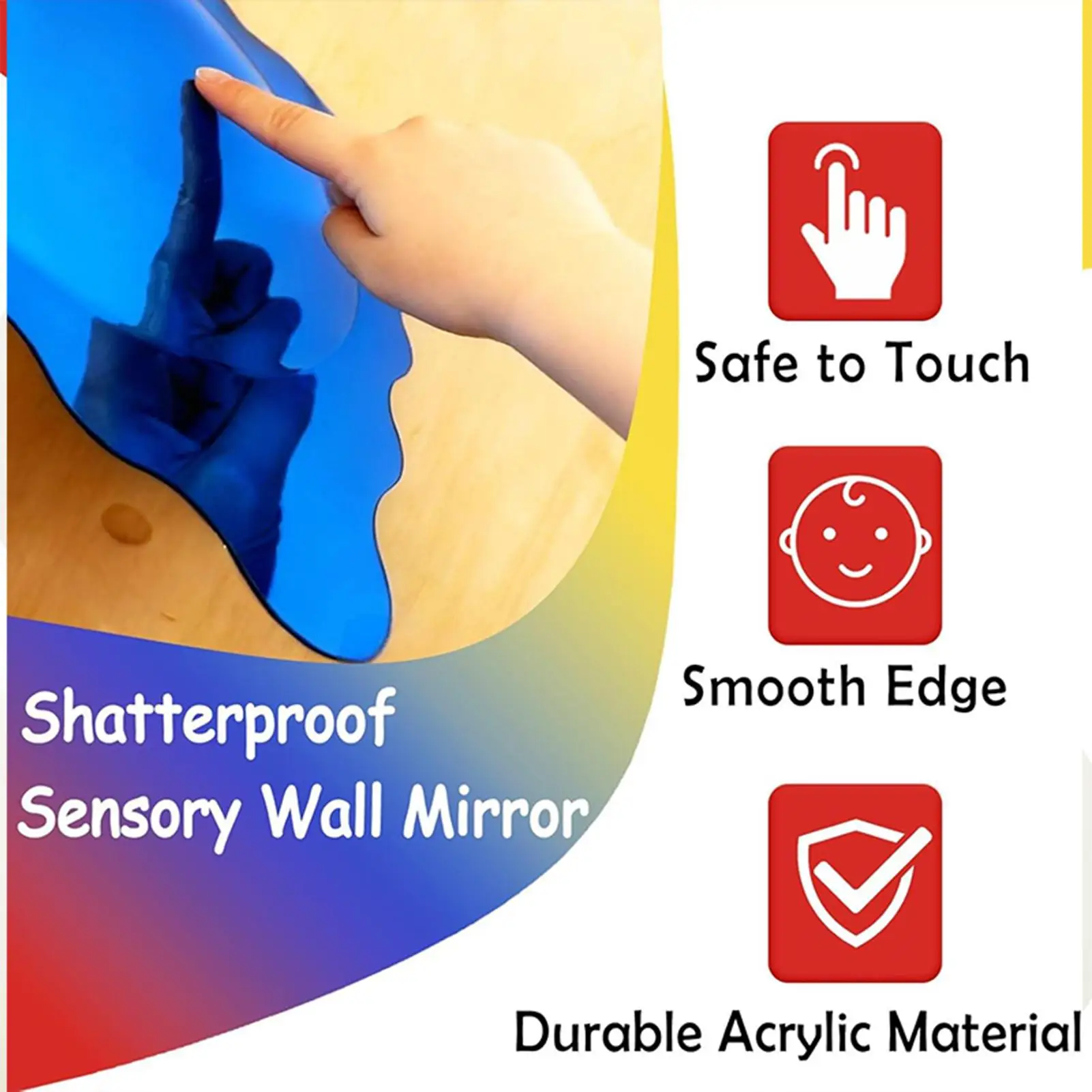 

Bubble Mirror Decor 3-Pieces Funny Relaxing Decoration Bubble Mirror Acrylic Decor For Home Office School Kindergarten Game Room