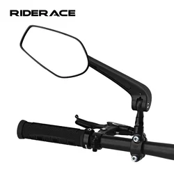 Bicycle Rear View Mirror 360° Adjustable Angles Clear Wide Range Bike Handlebar Rear View Mirror Electric Scooter Reflector