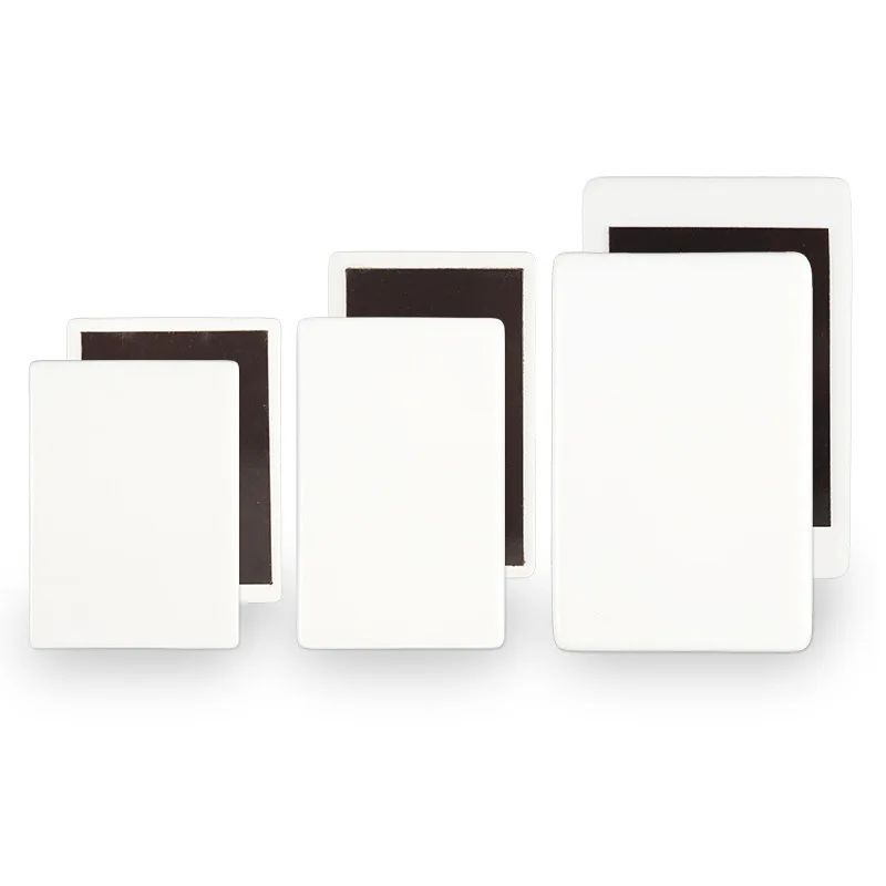 Obrázek 3: 20ks sublimace keramika chladnička magnetem blanks personalizované chladnička dekorační pro domácí dekorace DIY