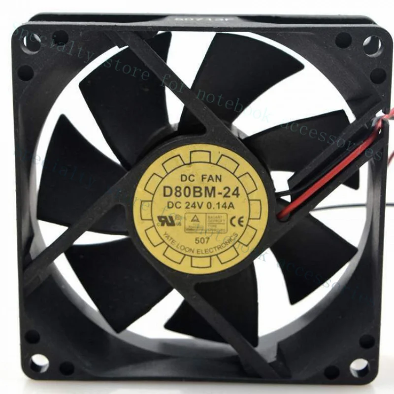

A+ DC FAN D80BM - 24 8025 24 v 0.14 A double ball cooling fan 80 * 80 * 25 mm