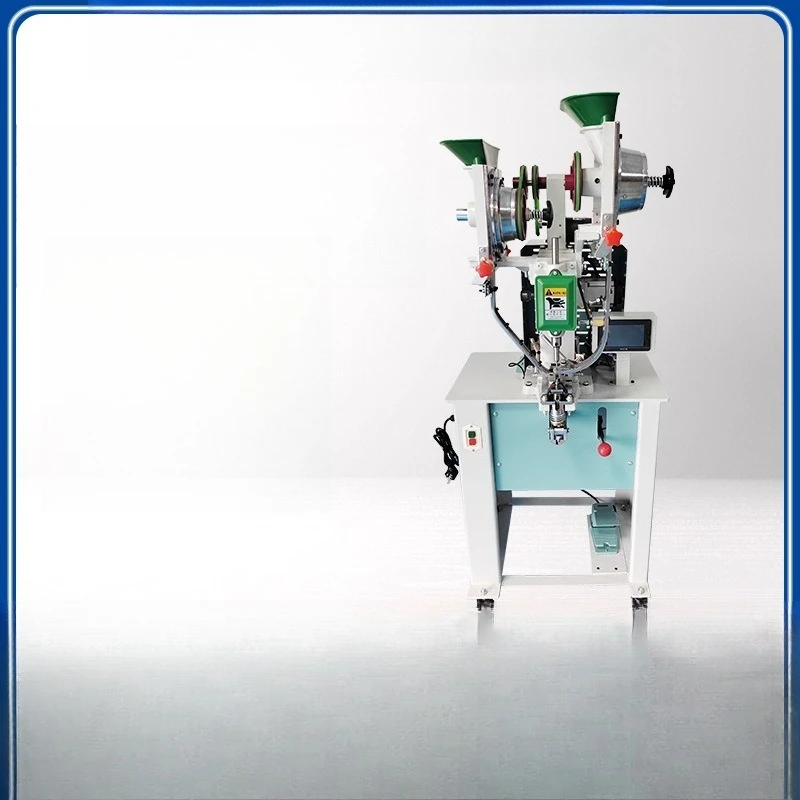 Touch screen control Automatic anti-thug buckle machine Leather belt semi-automatic buckle machine
