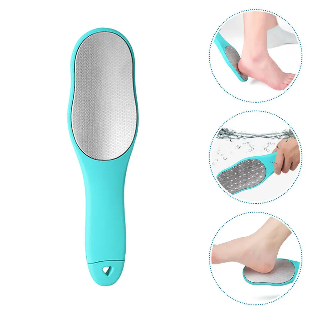 

1Pcs Stainless Steel Feet Rasp Double Sided Callus Remover Rough Surface Skin Scraper Pedicure Tool Comfortable Grip Efficient